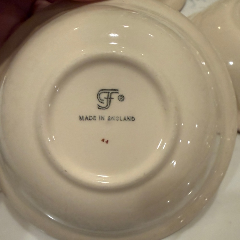 Franciscan Desert Rose Floral 6” Sauce Berry Dessert Bowls x5 Floral Earthenware - Picture 6 of 8